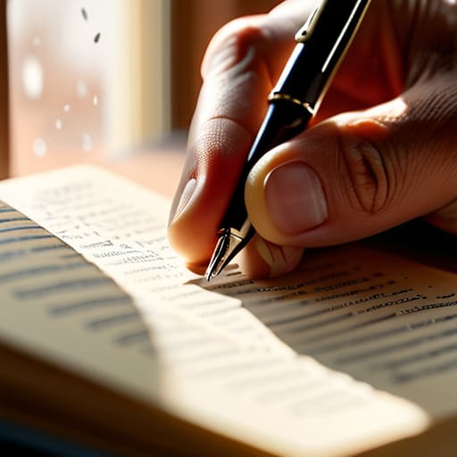 Performing The Final Check on writing.