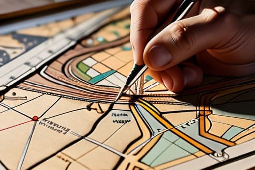 How to approach a listening map or diagram task.